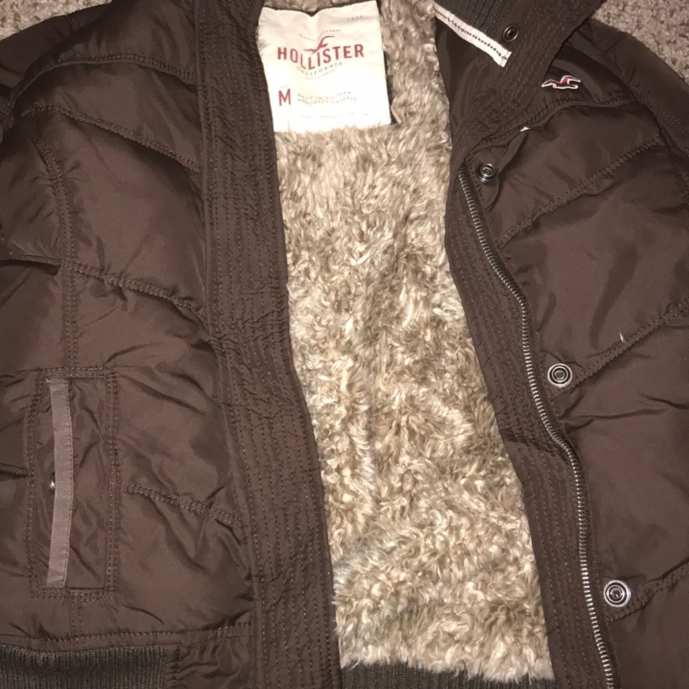 Hollister dark brown Jacket